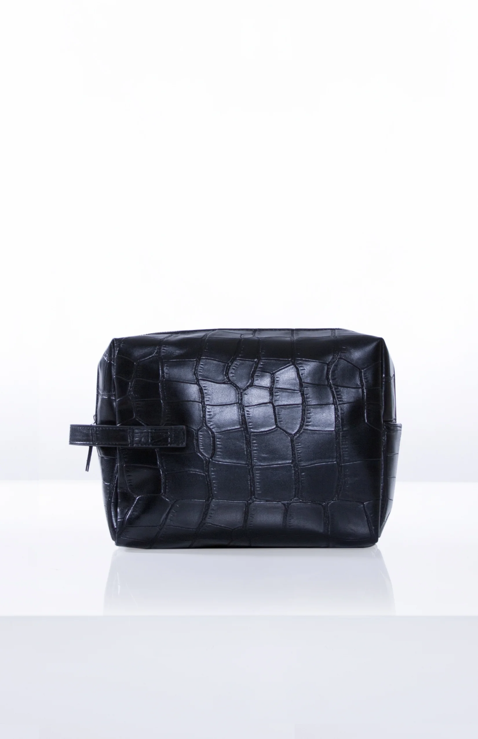 FERN- Black Large Format Croc