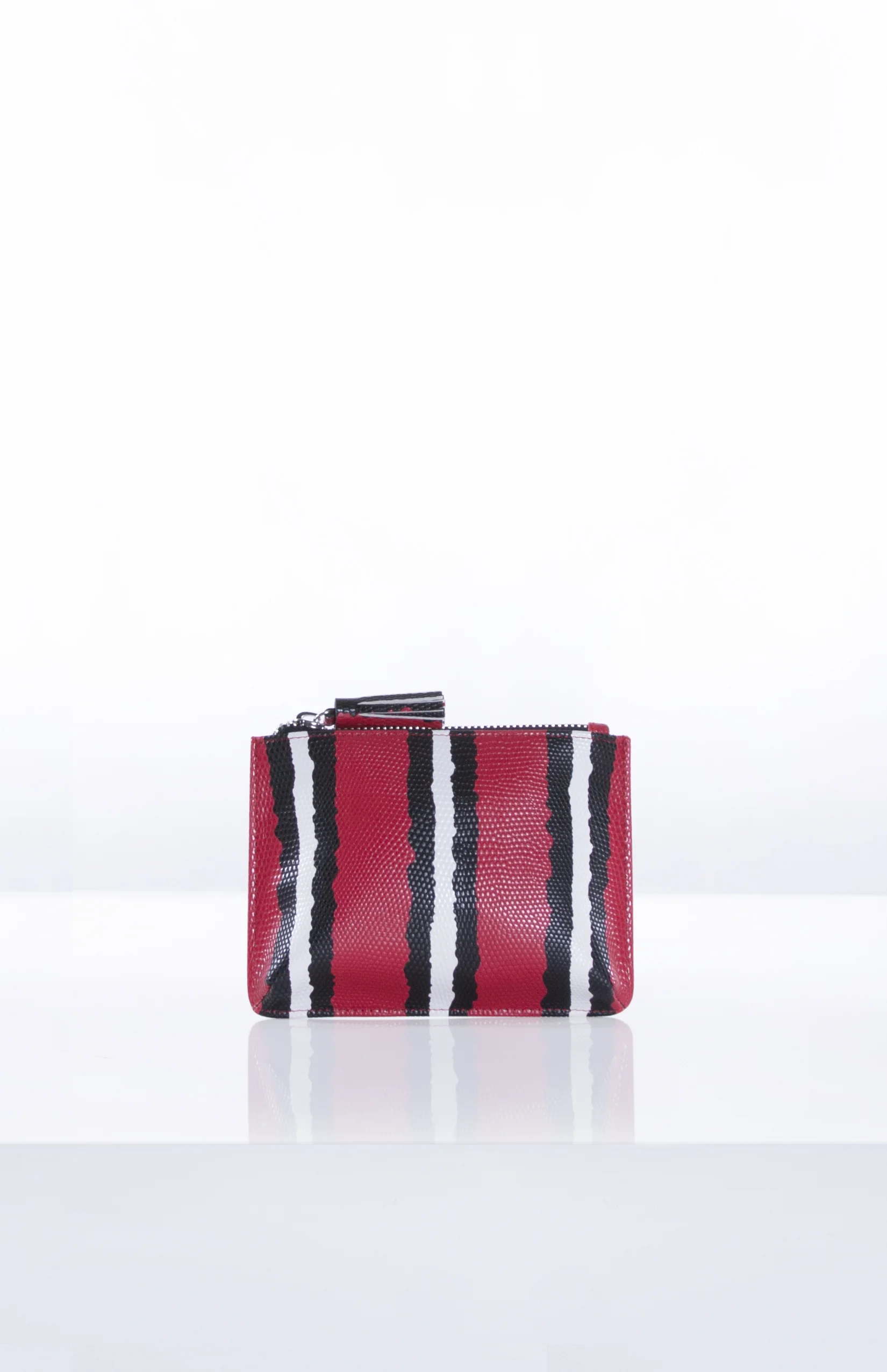 ADELE SNAKE POUCH- Red
