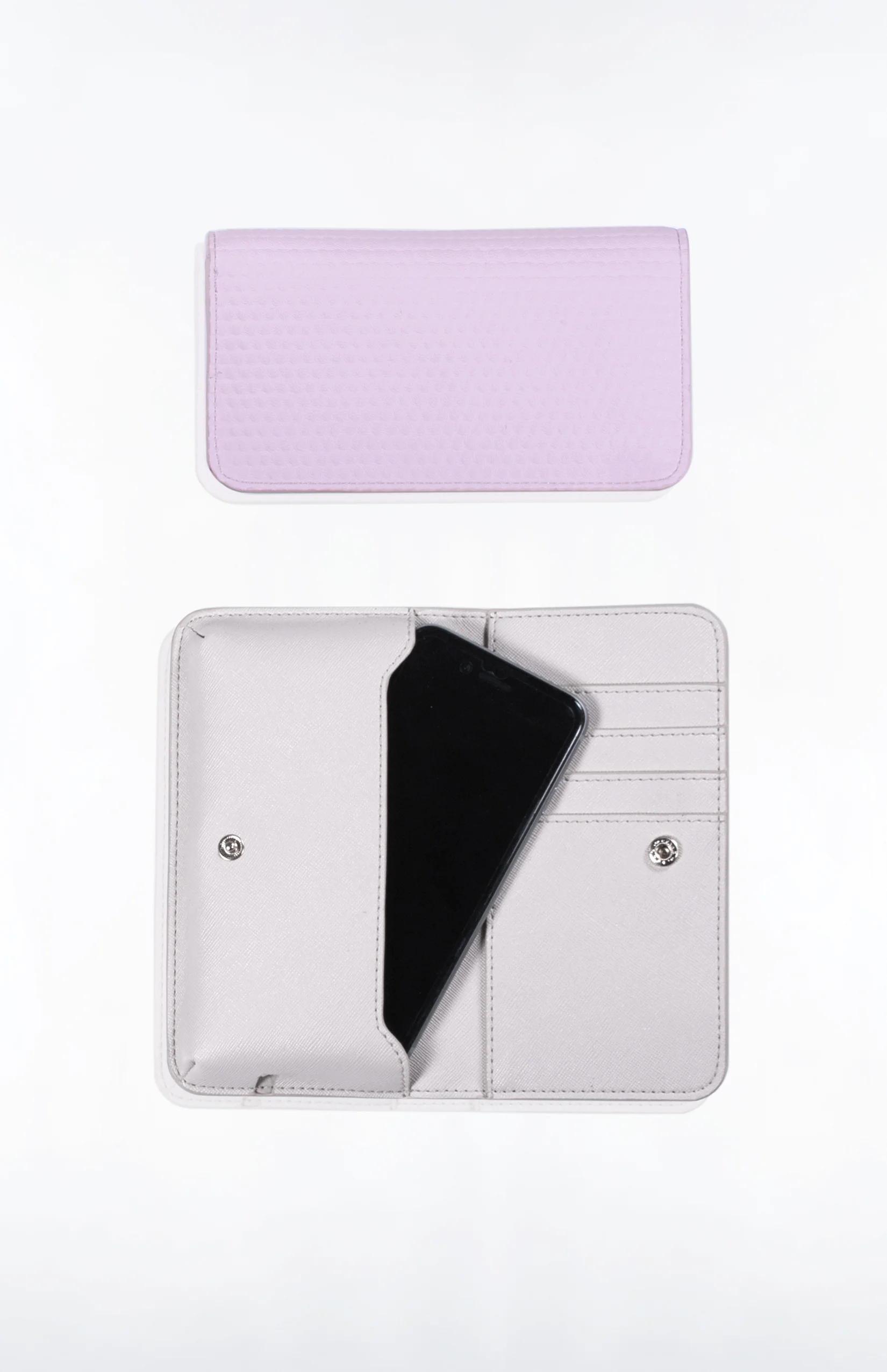 CALLIE PHONE WALLET- Blush Bubble PU