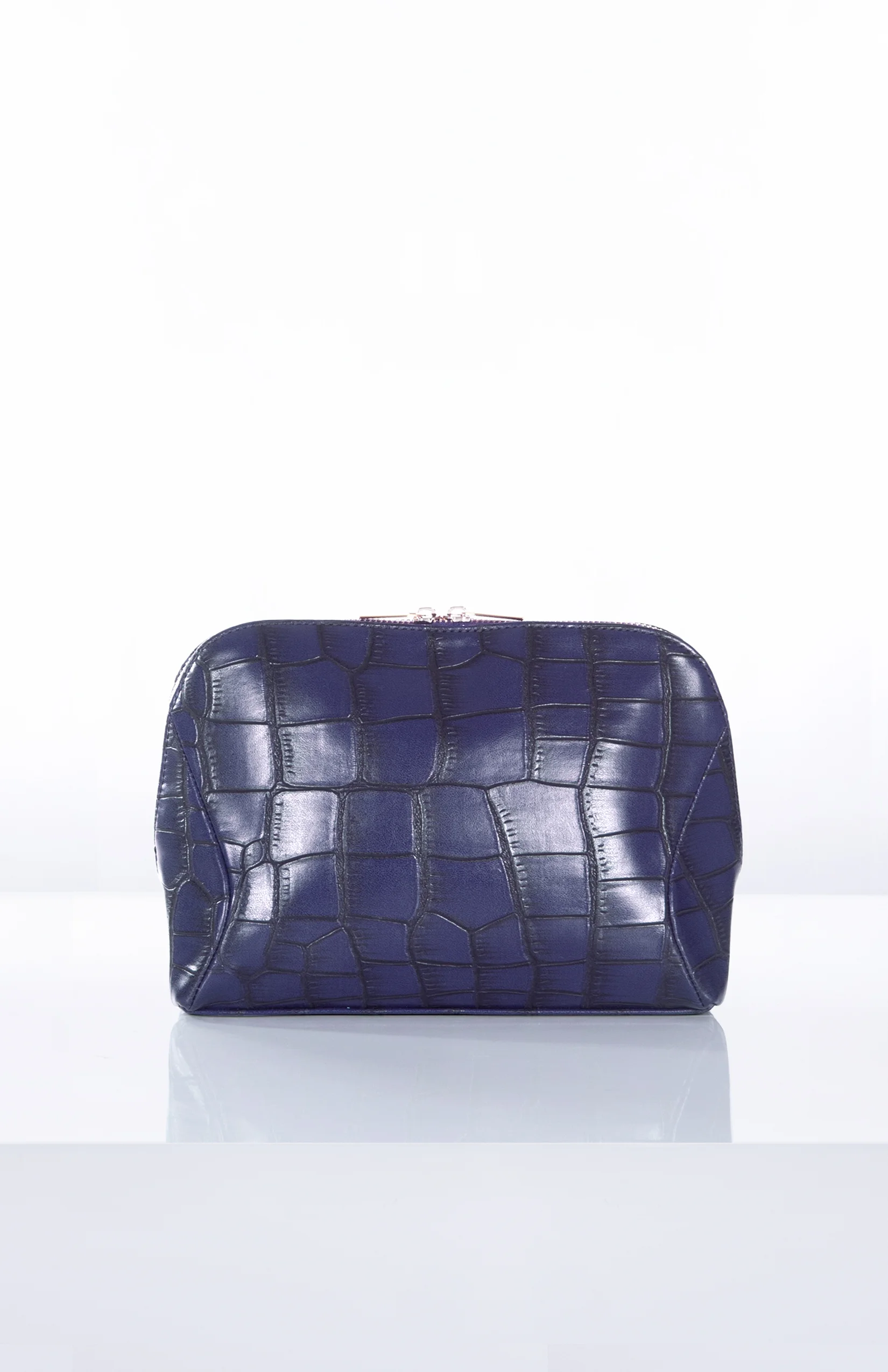STEVEI- Navy Large Format Croc