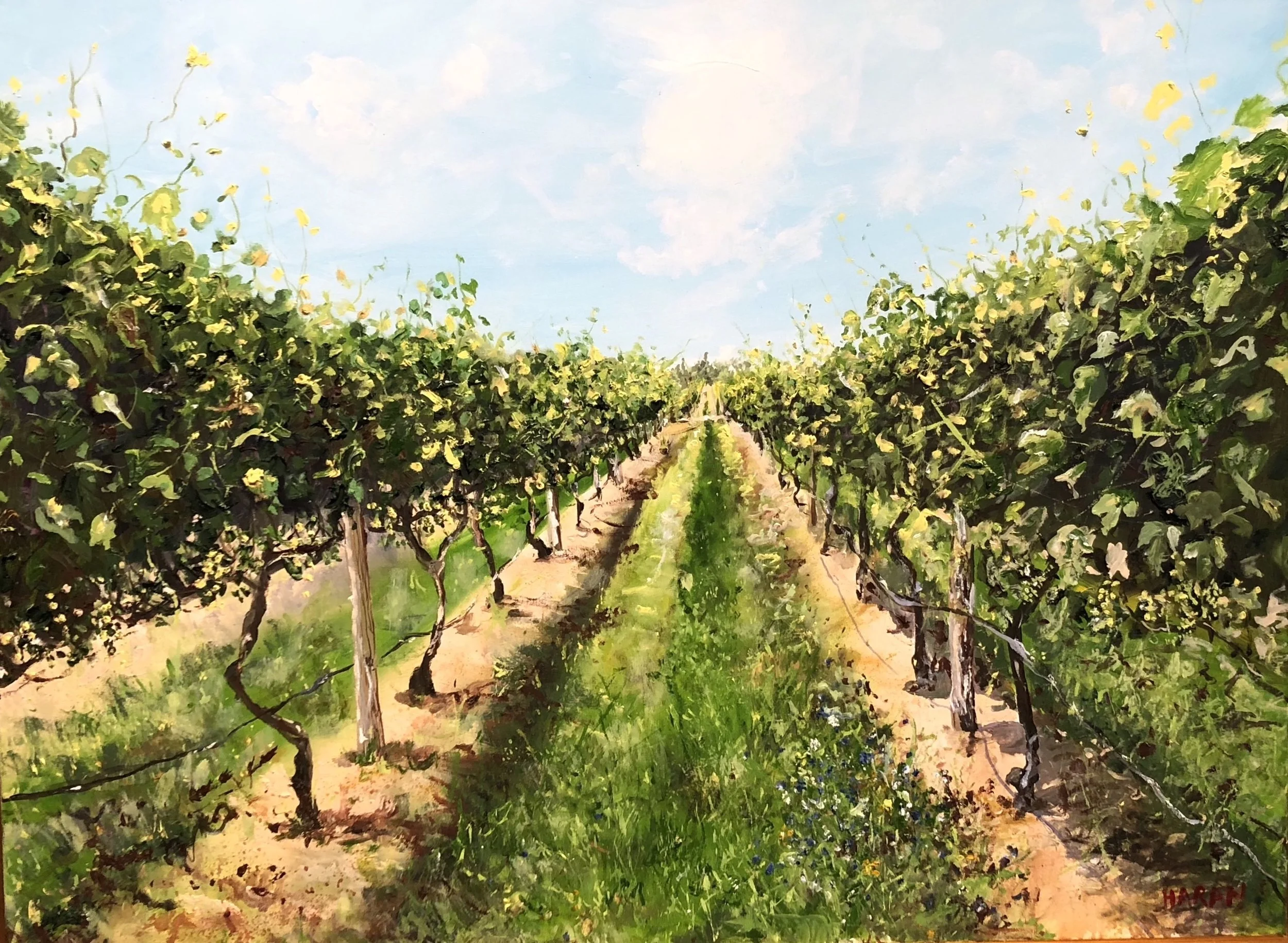 Sparkling Pointe, oil 30" x 40" $2100