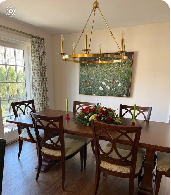 Wildflower Dance  , oil 36” x 48” clients home