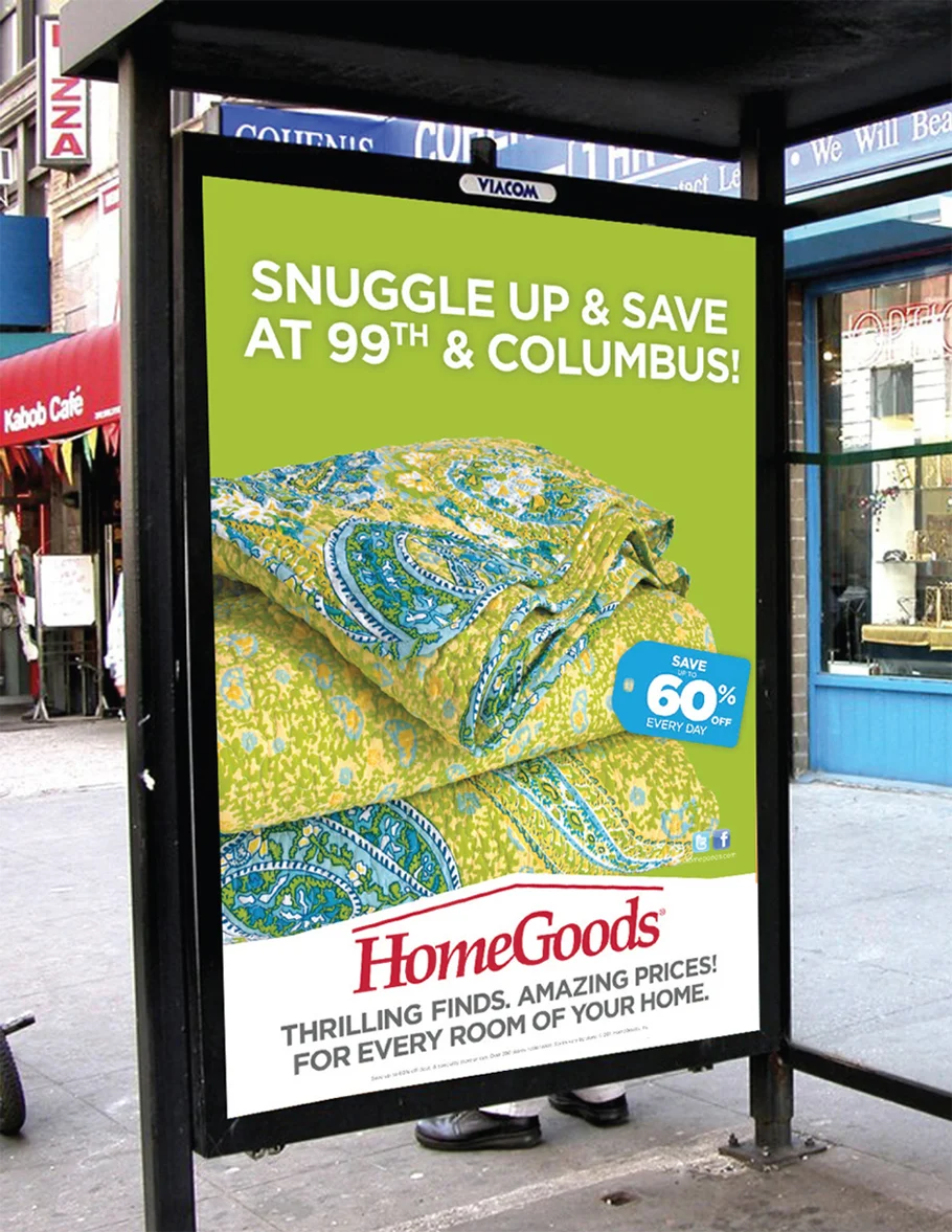 Homegoods NYC Bus Shelter
