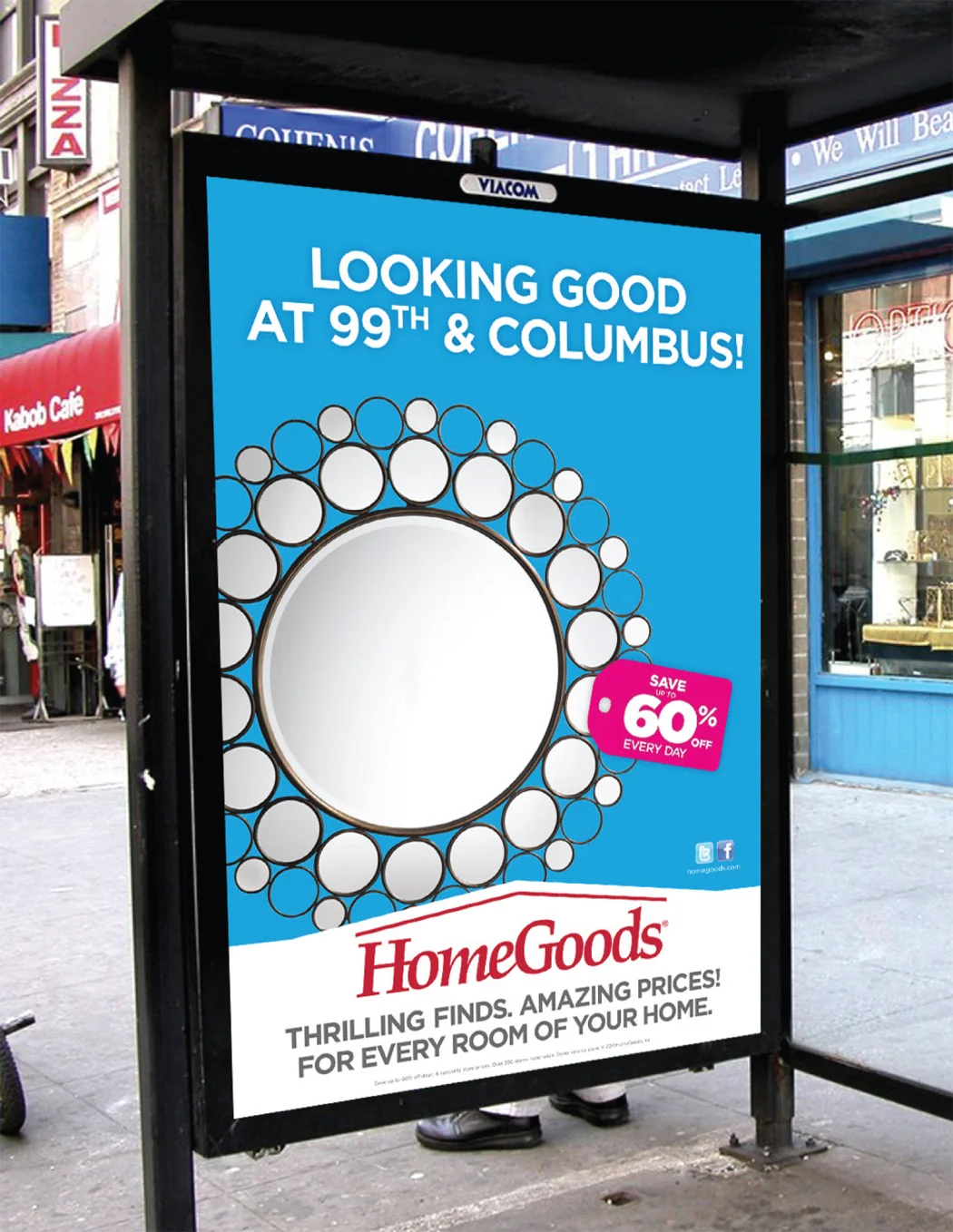 Homegoods NYC Bus Shelter
