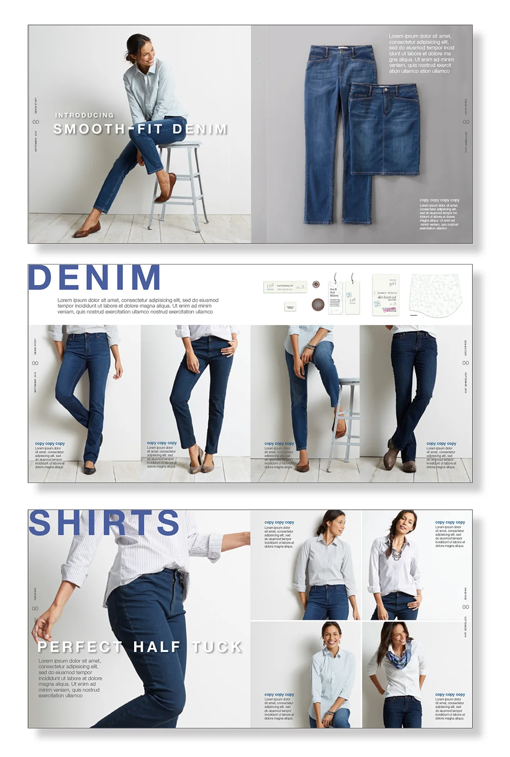 September JJill insider, Denim spread