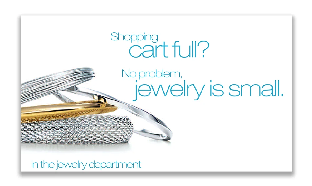 TJ Maxx Jewelry Event Static Cling