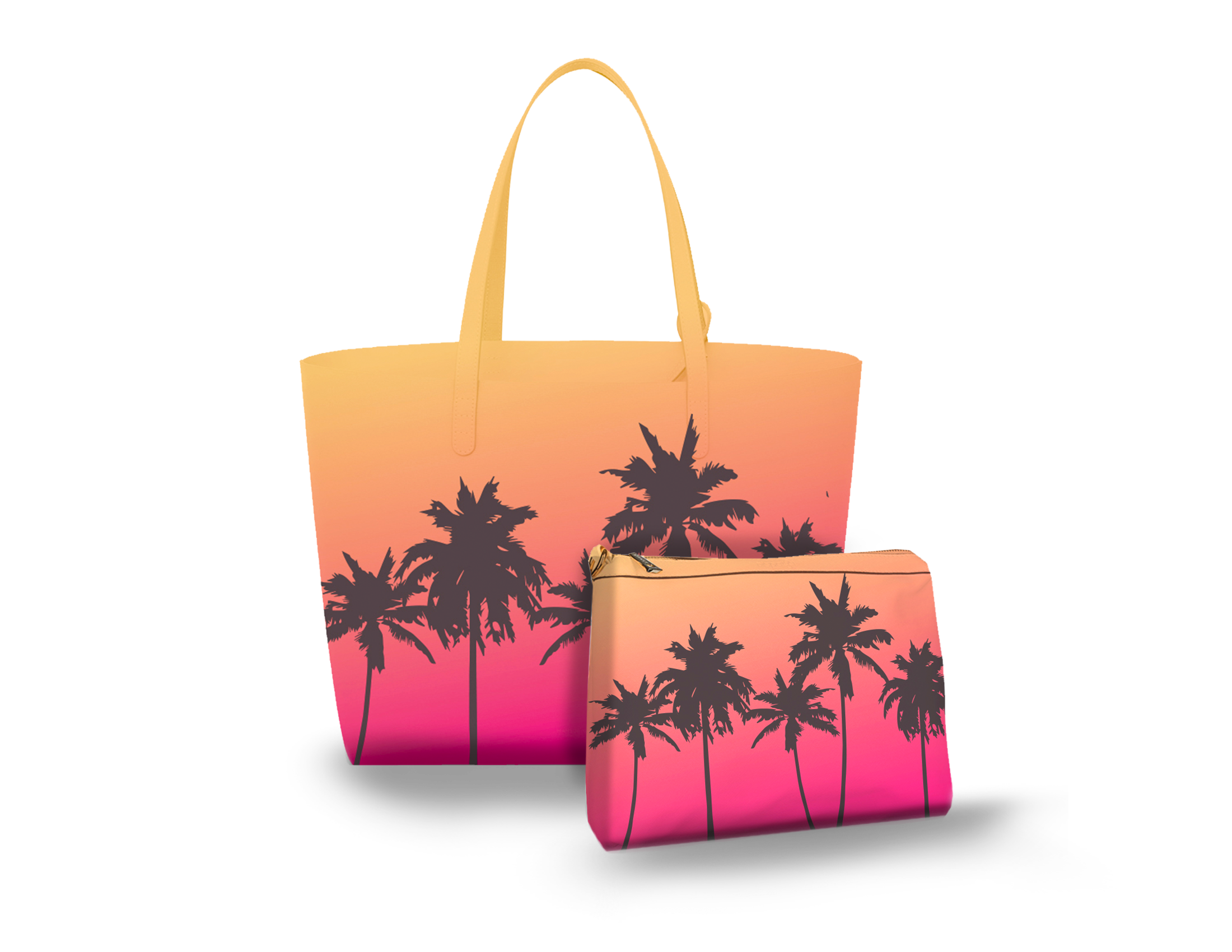 Ombre Palms Bags- for TJ Maxx