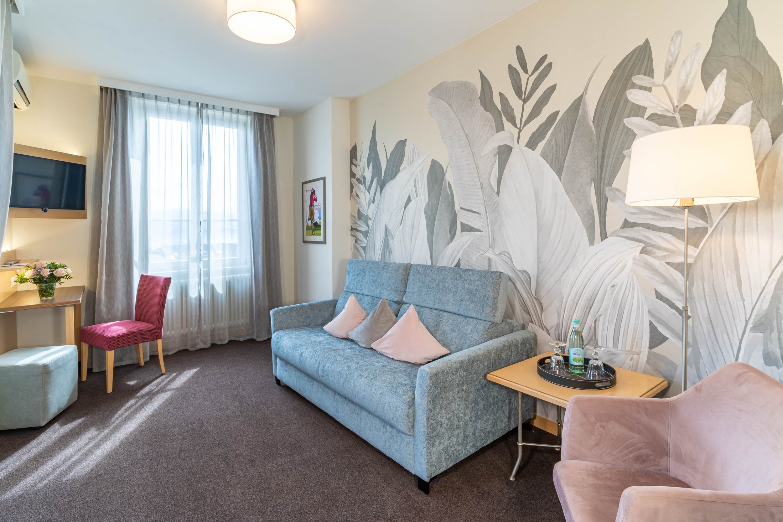 Ferienwohnung Amarena mit Seeblick im Hotel Schreier am Seehafen Lindau Insel