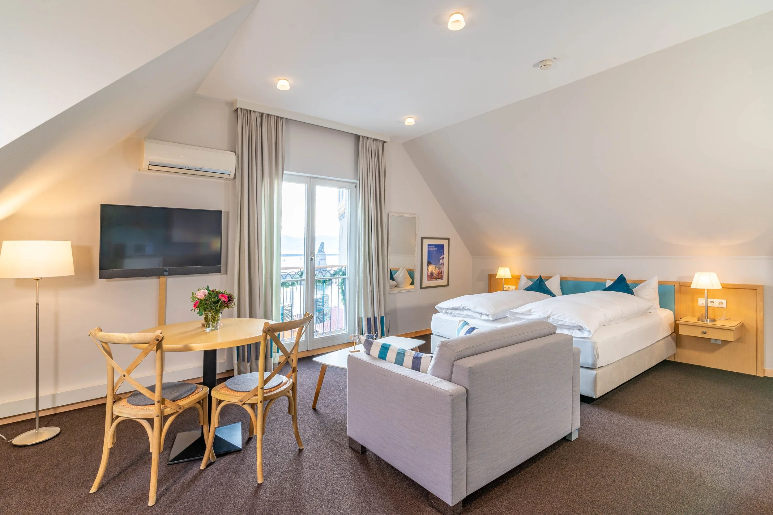 Studio mit Seeblick im Hotel Schreier Lindau Insel