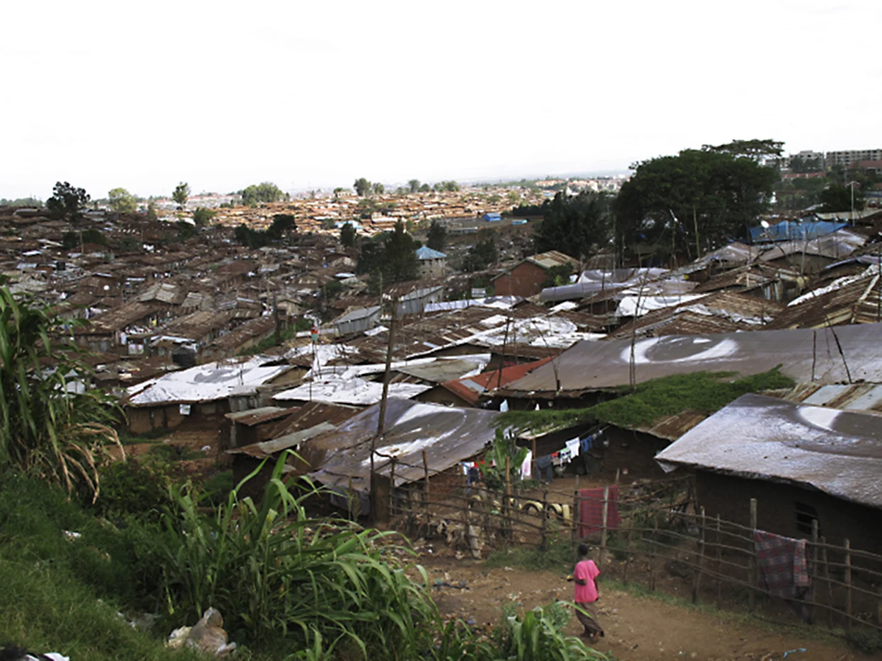 Nairobi, 2011. När den värsta torkan på 60 år drabbade Afrikas horn flydde många till storstädernas slumområden. Foto från Shora Esmailians reportageresor inför boken "Ur askan - om människor på flykt i en varmare värld" (Natur & Kultur 2012).&n…