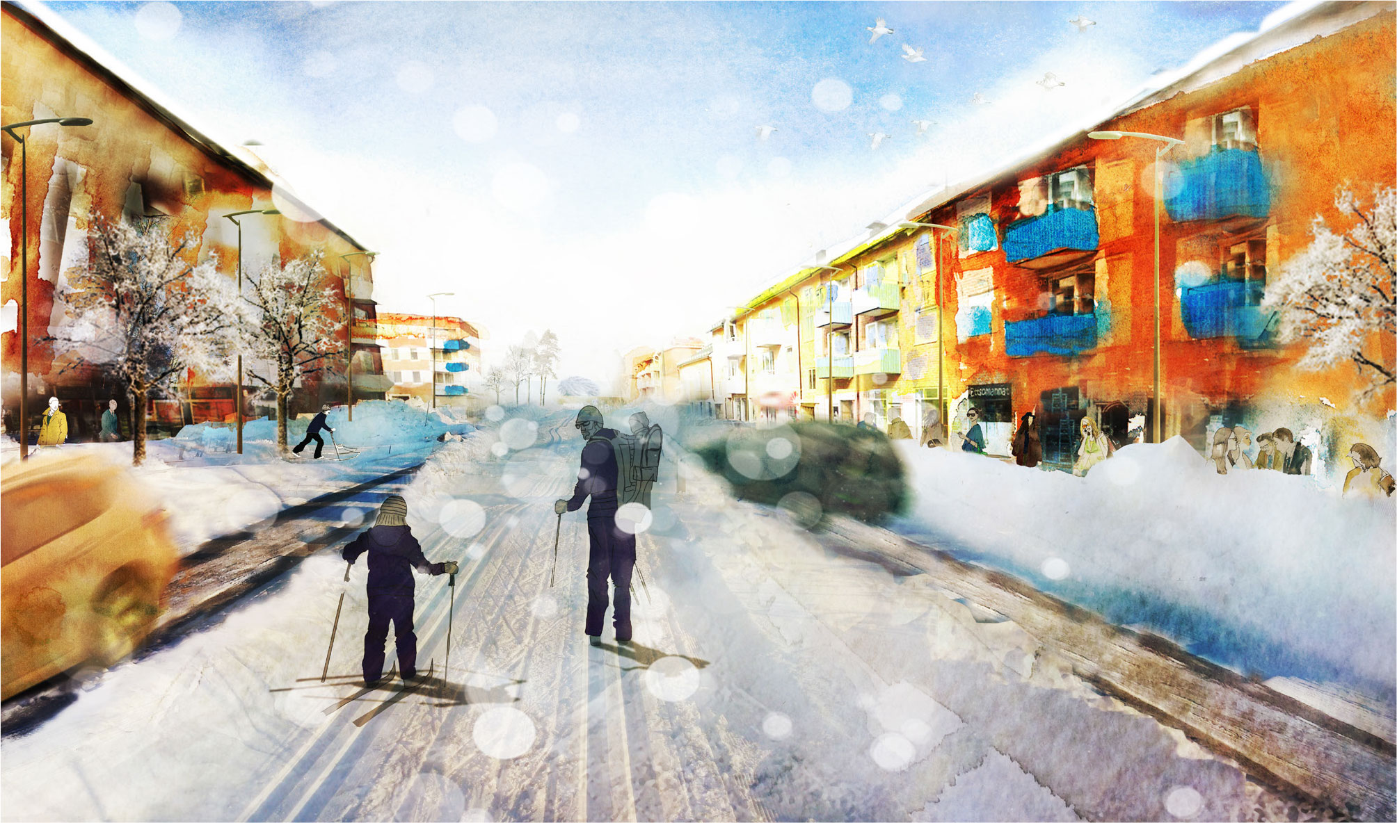 Illustration: Amanda Wahlén, Sweco architects