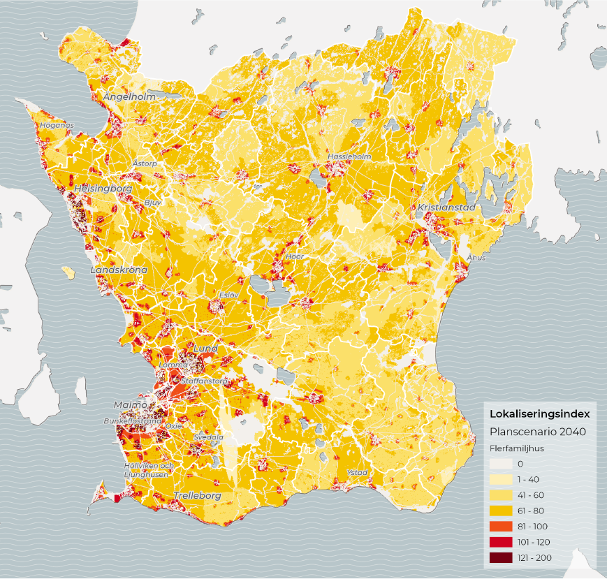 Digitalt: Region Skåne berättar om Scenarioanalys för bebyggelseutveckling och tillämpning i regional fysisk planering