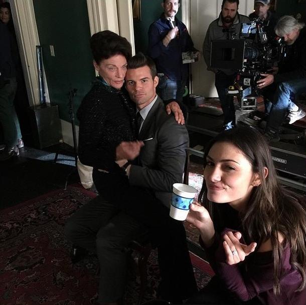 Much shenanigans between takes.