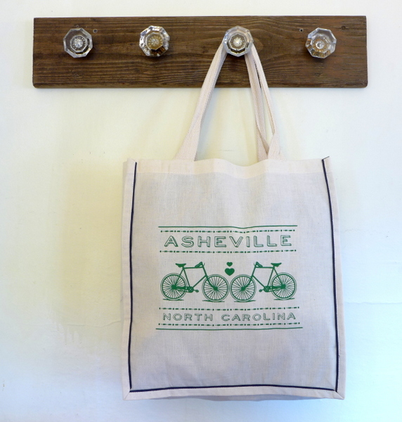 Kissing Bicycles Tote Bag