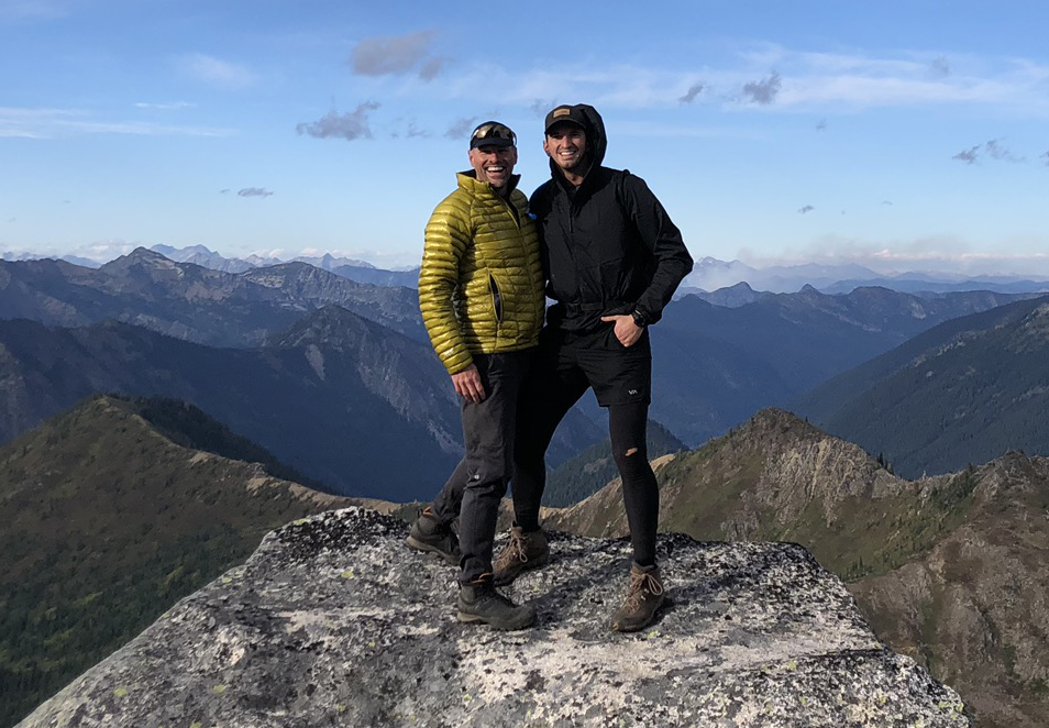 Backpacking in the Cascades with my dad