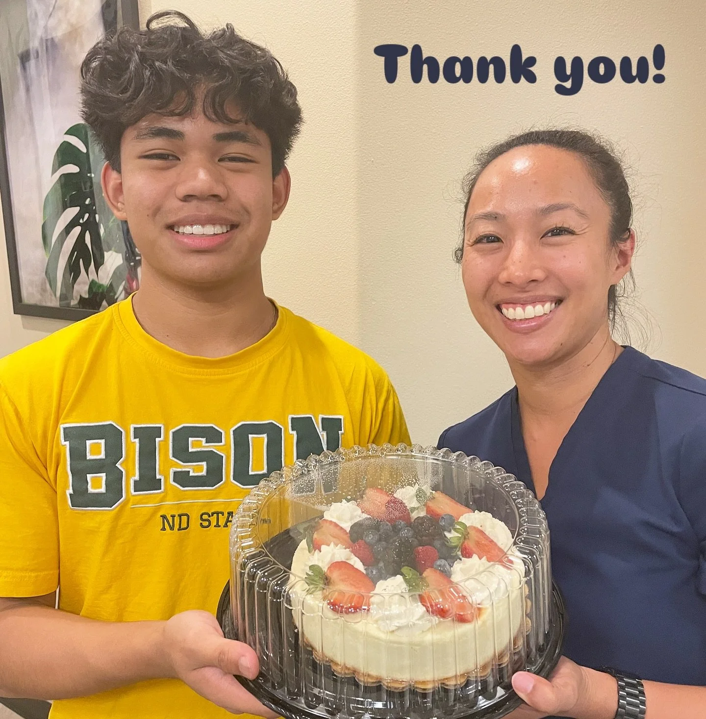 Thank you Aldrin for the delicious cheesecake! It was delicious. 🤤😋🍰 We feel so appreciated. We truly have the best patients!! 🙏🤗🥰 #thankyou #bestpatients #appreciative #cheesecake #delicious #gift