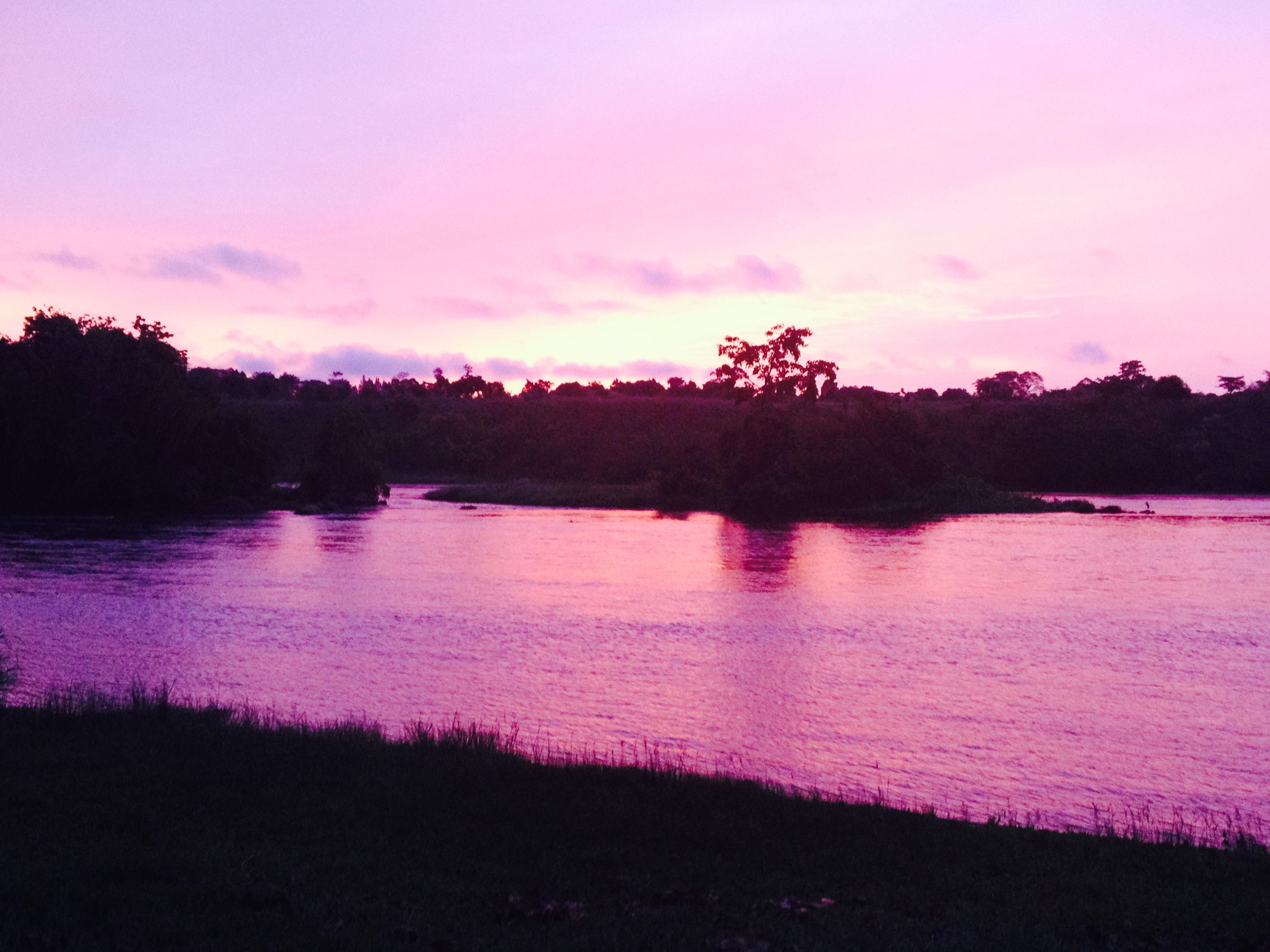 A perfect sunrise on the Nile. 