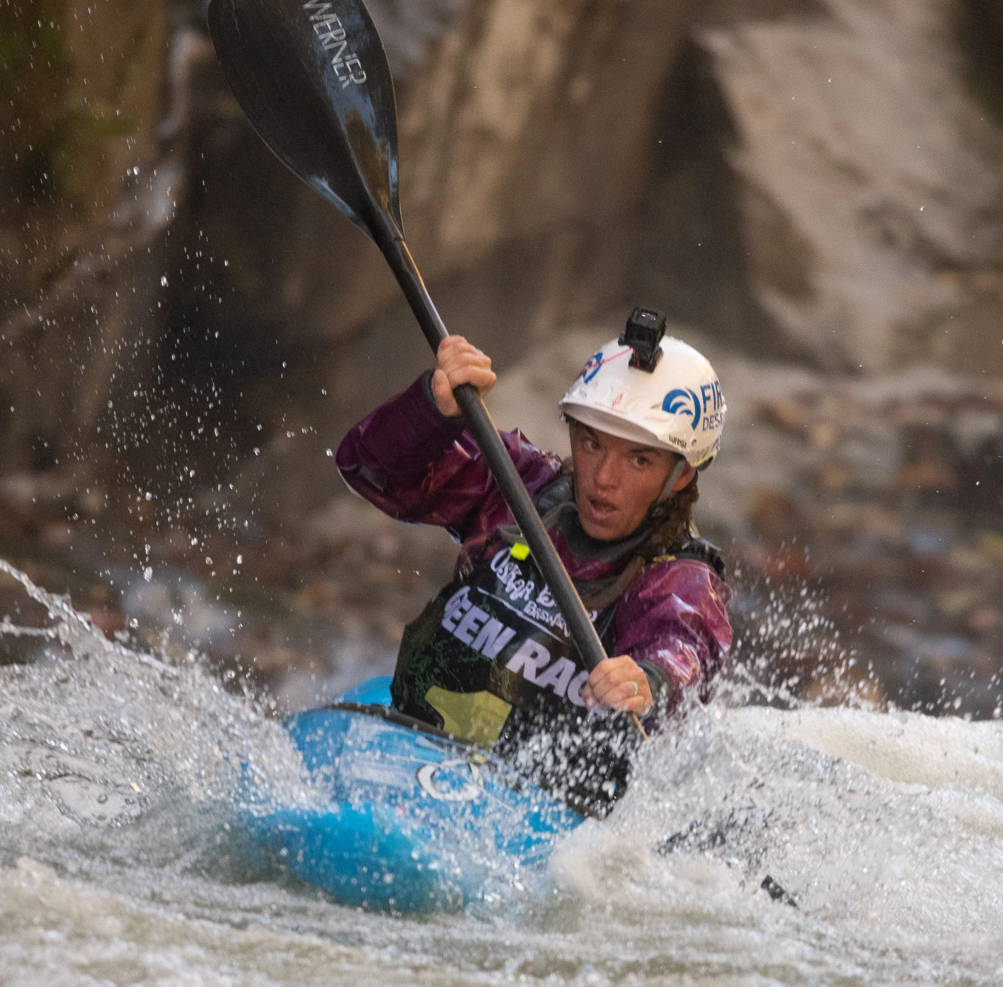 Wearing bib #1 in the 2018 Green Race Photo by: Marc Hunt