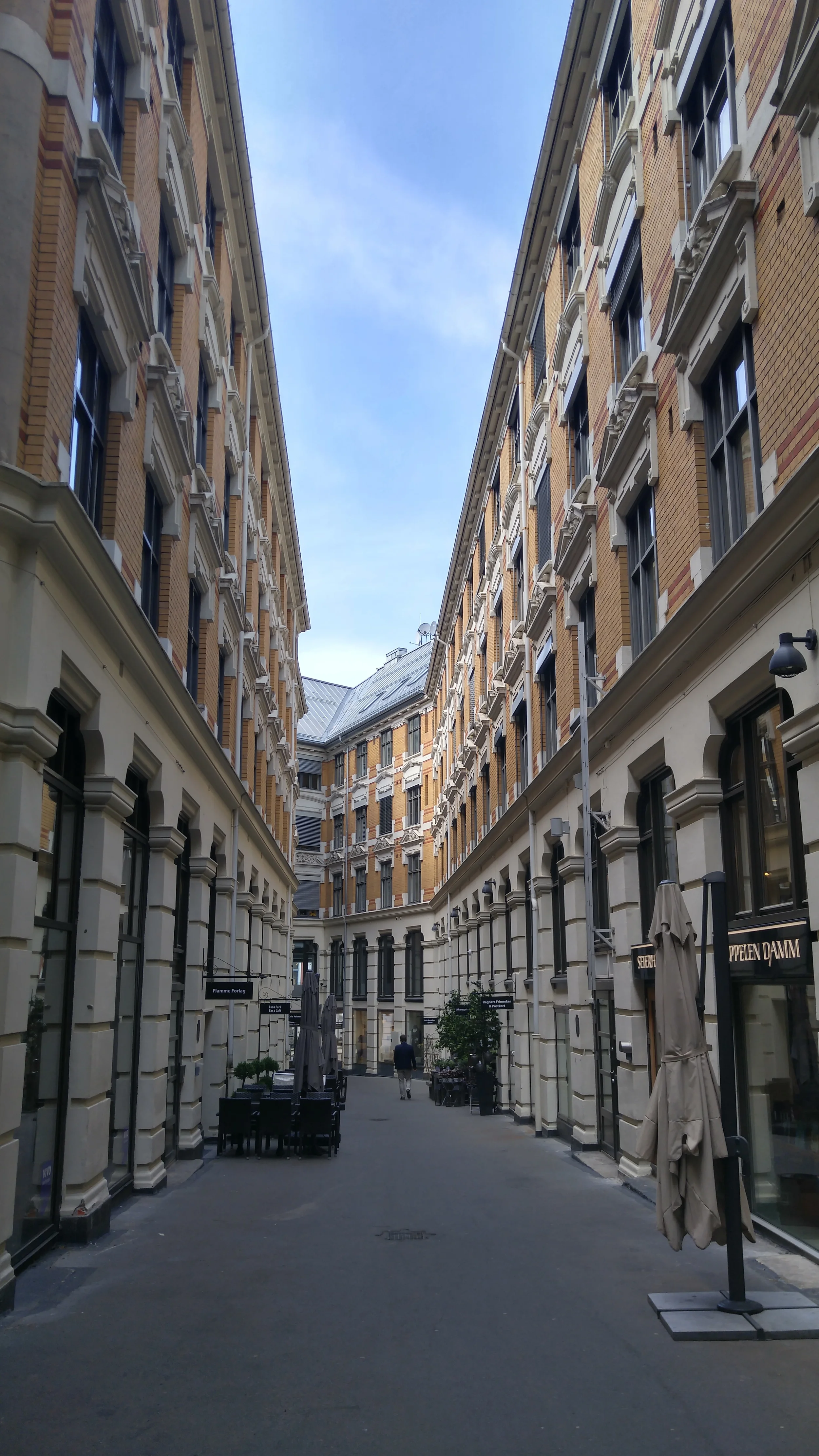 This alleyway referred to as 'City Passage' adjacent to Genson reminds me of Jorcks Passage in Copenhagen. 