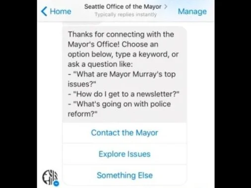Mayor's Office Messenger Bot