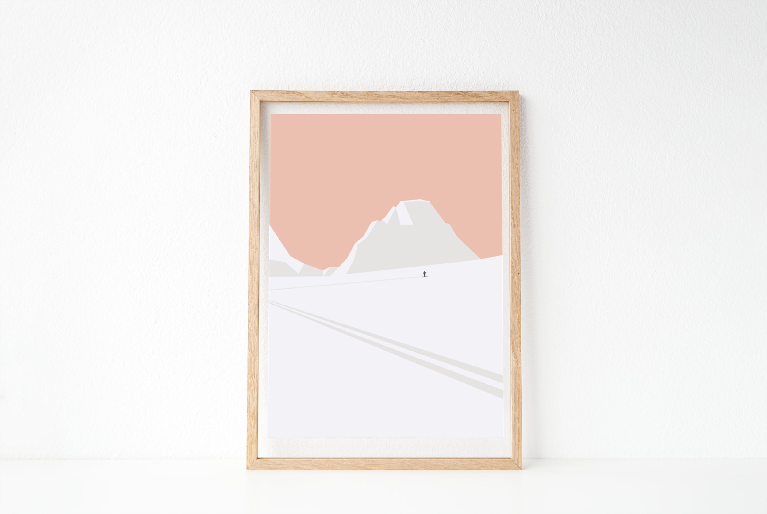 Norske fjell plakat poster