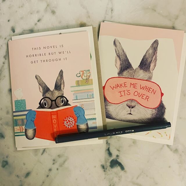 New @dearhancock cards came in today and perfect to send to all those you are currently missing!!!...scroll down to learn how to order!💕 .
.
.

Right now we are offering:
🖐🏻 5 greetings cards for $20!❤️We can pick for you so you are surprised or y