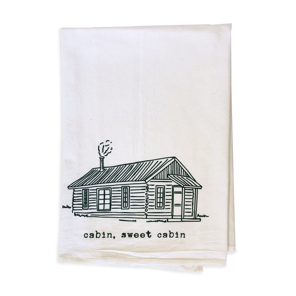 Cabin Dish Towel 