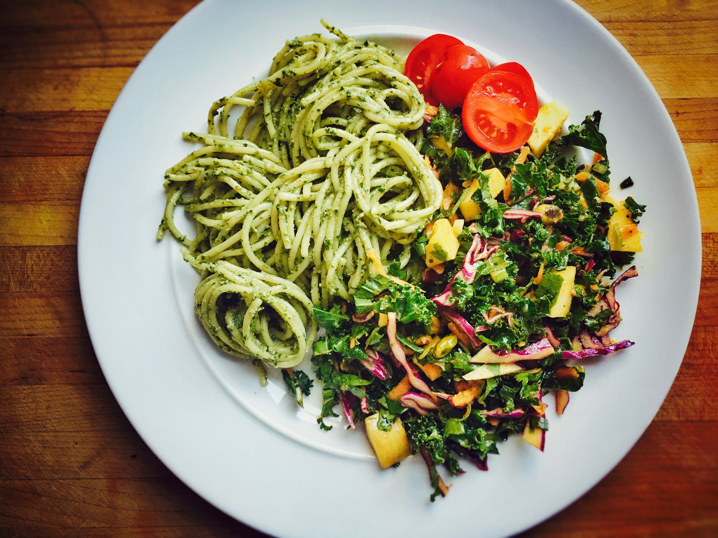 Avocado Pesto Pasta