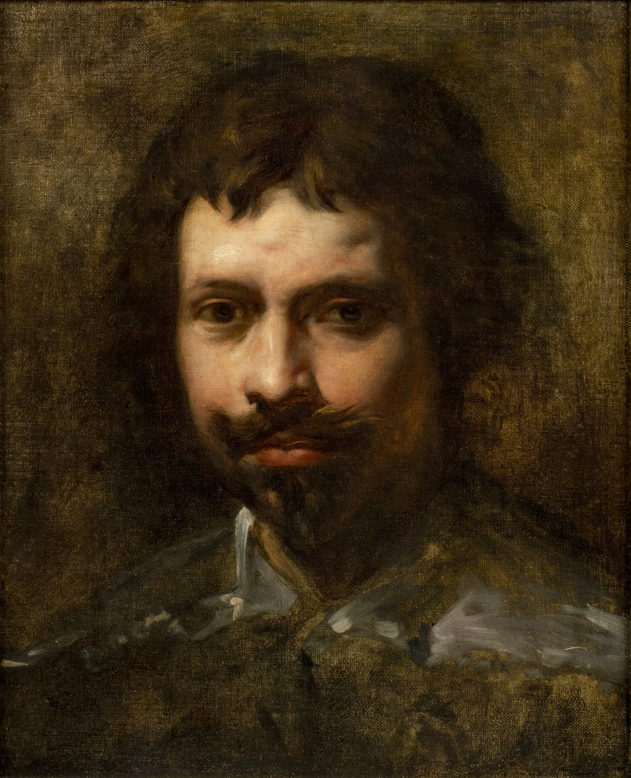 Simon Vouet (b. 1590) Portrait of a Young Man 16 ¾ x 13 ⅝ in. oil on canvas