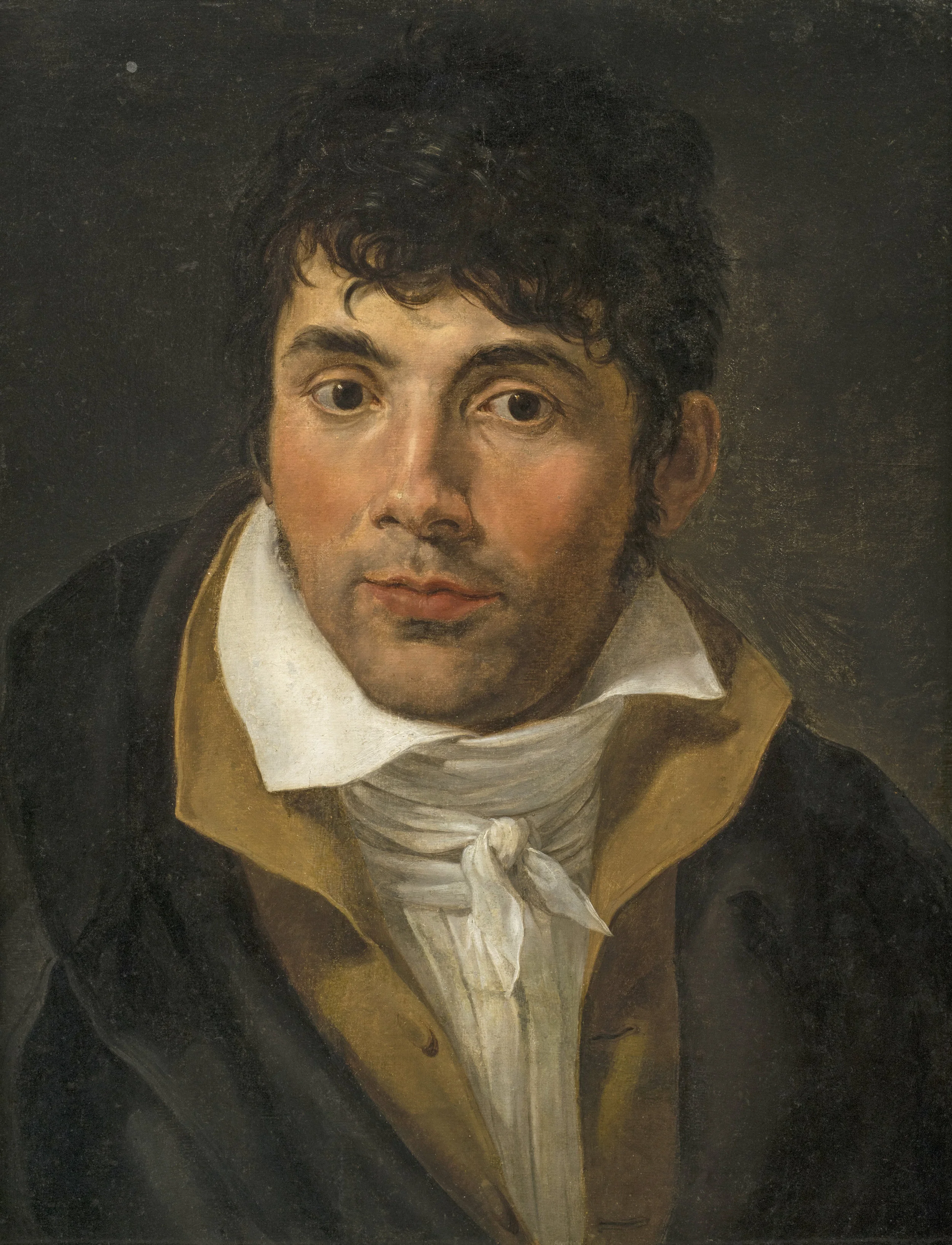 David School (18th century) Portrait of a Man 17 ⅛ x 13 ¾ in. oil on canvas