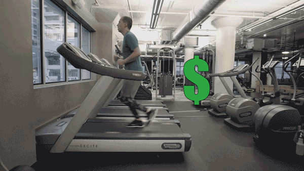 Running on a treadmill shows how people adapt to more money.