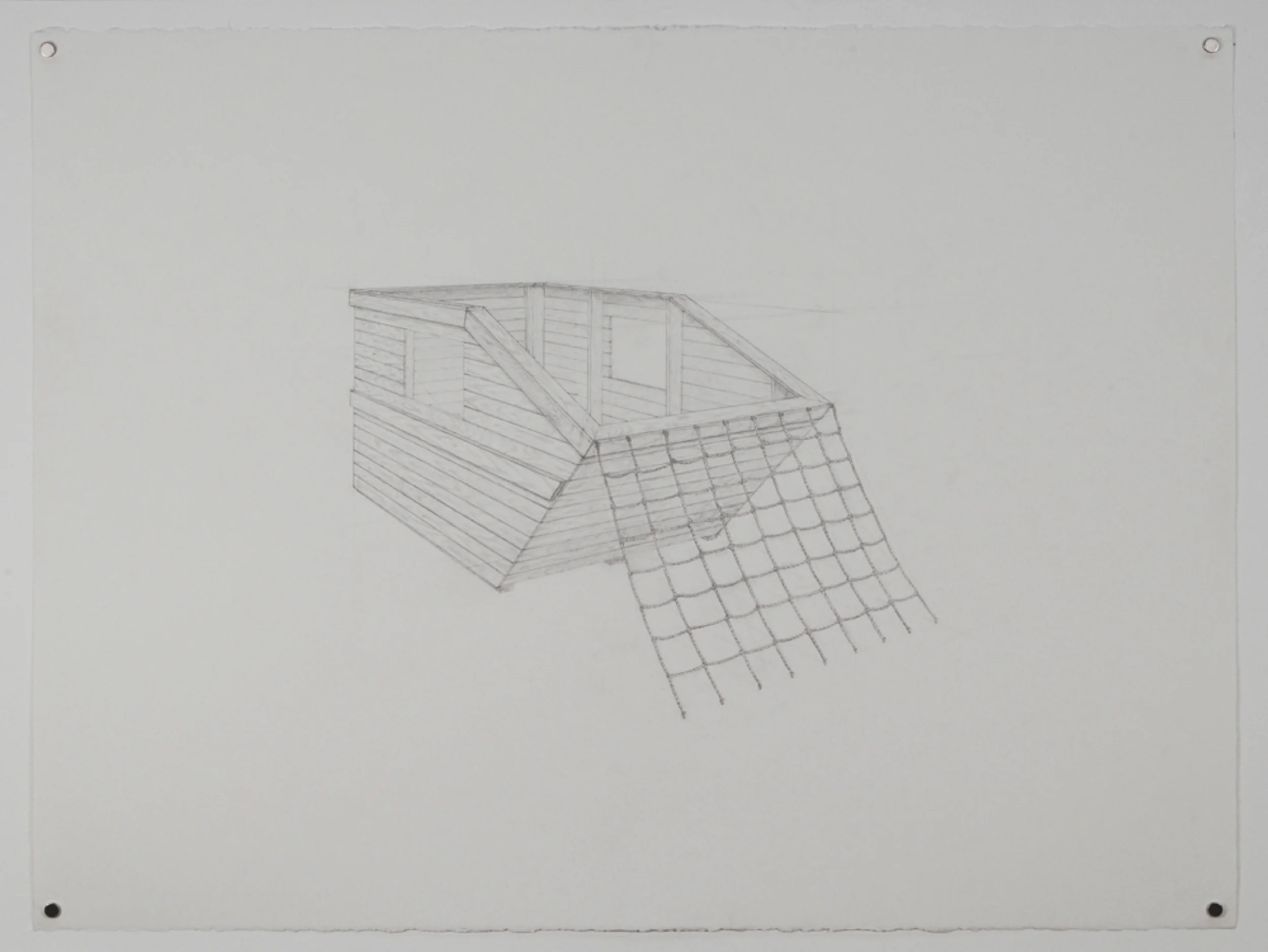 Copy of Dumpster 2 / graphite on paper / 22 x 30"