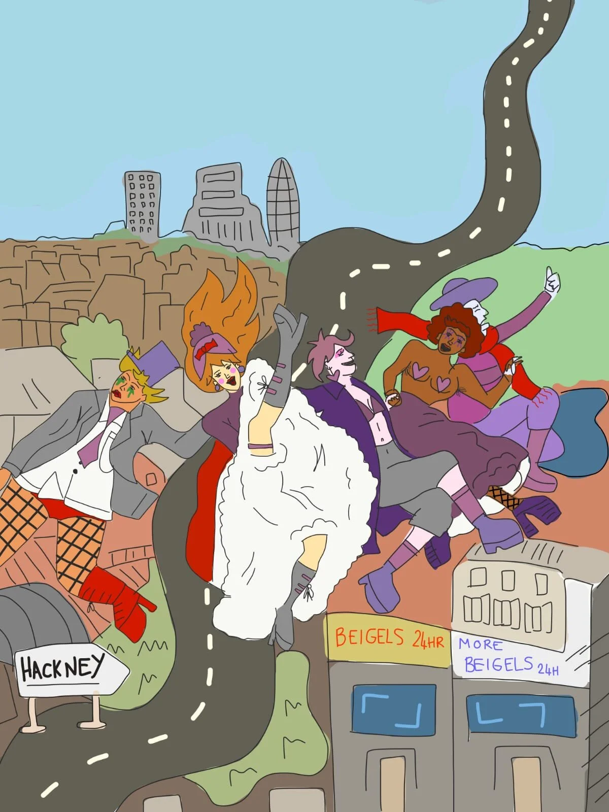 The Ladies at the Sewer Cabaret