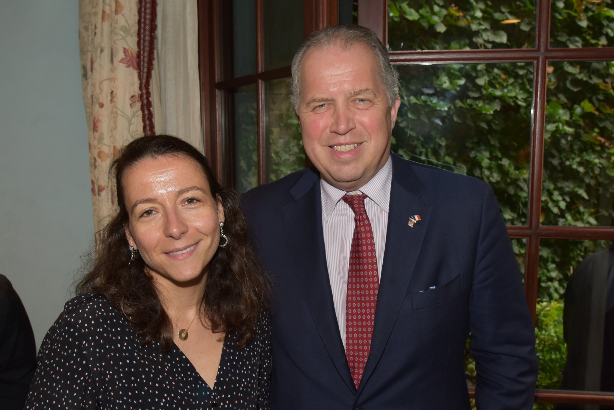  Camile Mantelin, James Gerard at American Friends of Blérancourt Garden Party at Sonja Tremont-Morgan residence in New York on 06/06/2017 (photo by Annie Watt Agency / Sipa USA 