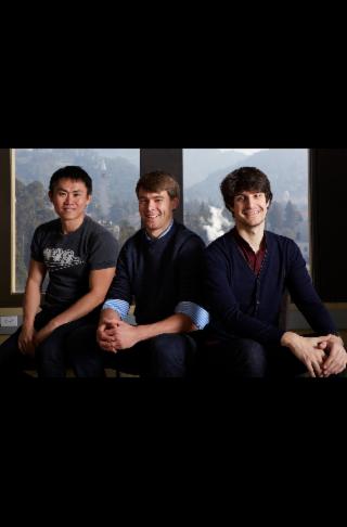 Thibault Duchemin, Pieter Doevendans and Skinner Cheng. Credit: forbes.com
