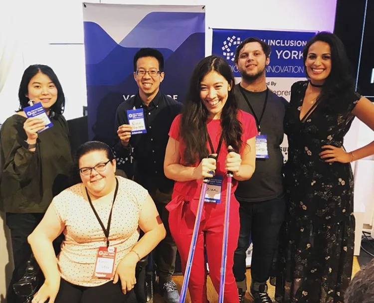  Diversability community members enjoy their time at Tech Inclusion New York.