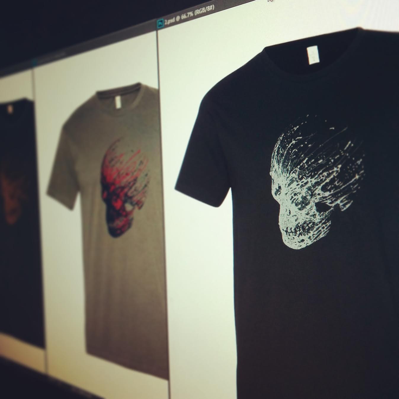 playing with different colors for the new design!