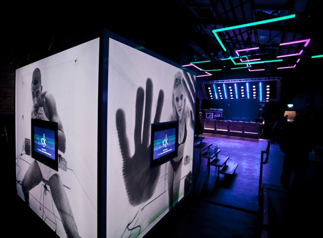 CK One's experiential brand events included concerts, dance parties, giveaways, and "Get in the Box"-themed video booths.