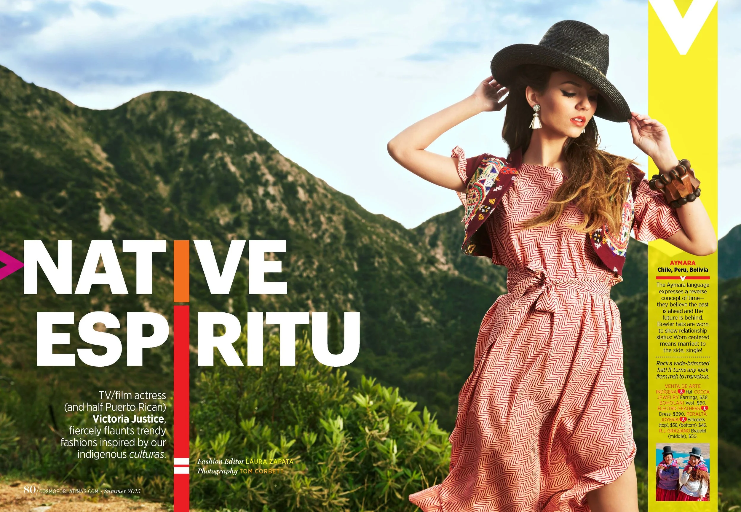 Cosmopolitan.com & Cosmo for Latinas Magazine Celebrity Fashion Feature (Victoria Justice). Photo: Tom Corbett.