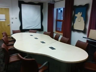  Sadly I didn't get a good photo of the installed table. MV also made the Woody Jackson inspired cow frame. 