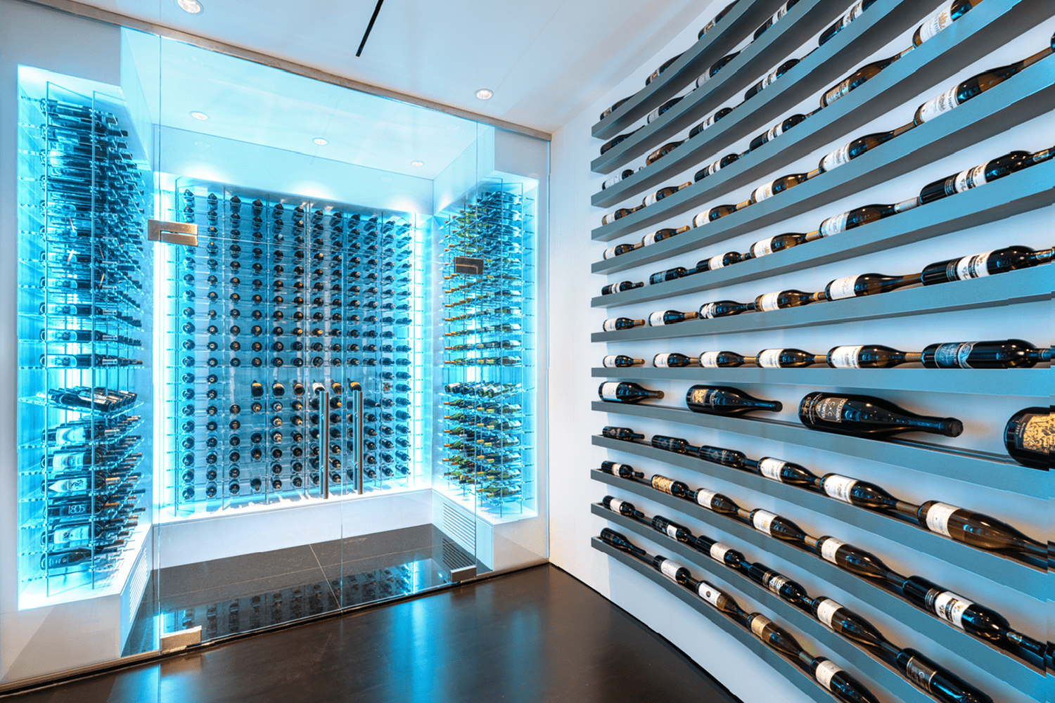 SW Hills Custom Wine Room by Sommi Wine Cellars