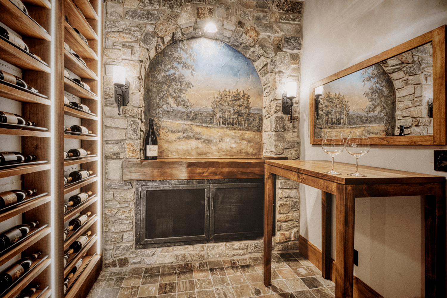 Elligsen Tuscan Stone Wine Cellar — Sommi Wine Cellars