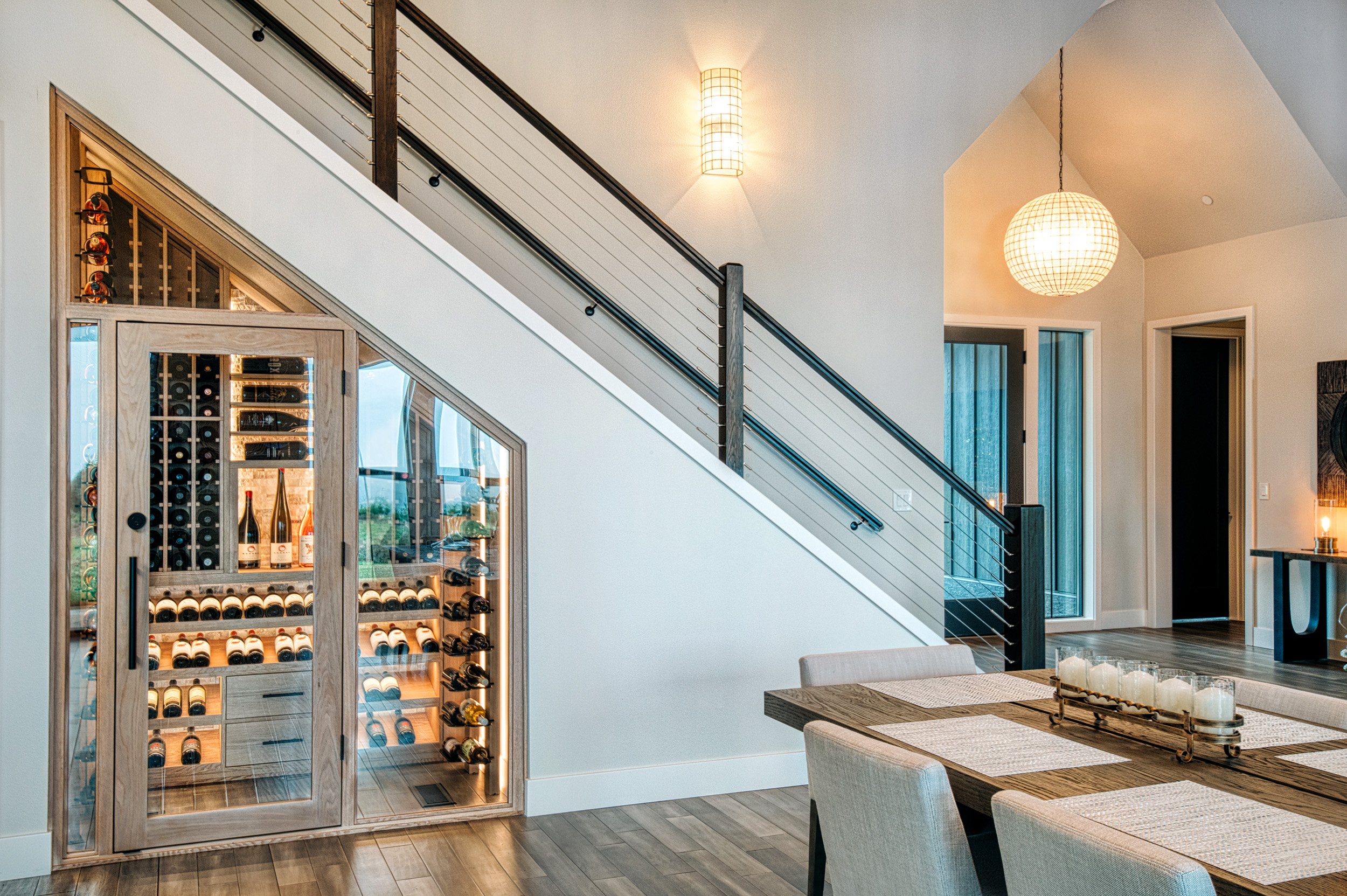 Oregon Under Stairs Wine Cellar Design and Build by Sommi Wine Cellars