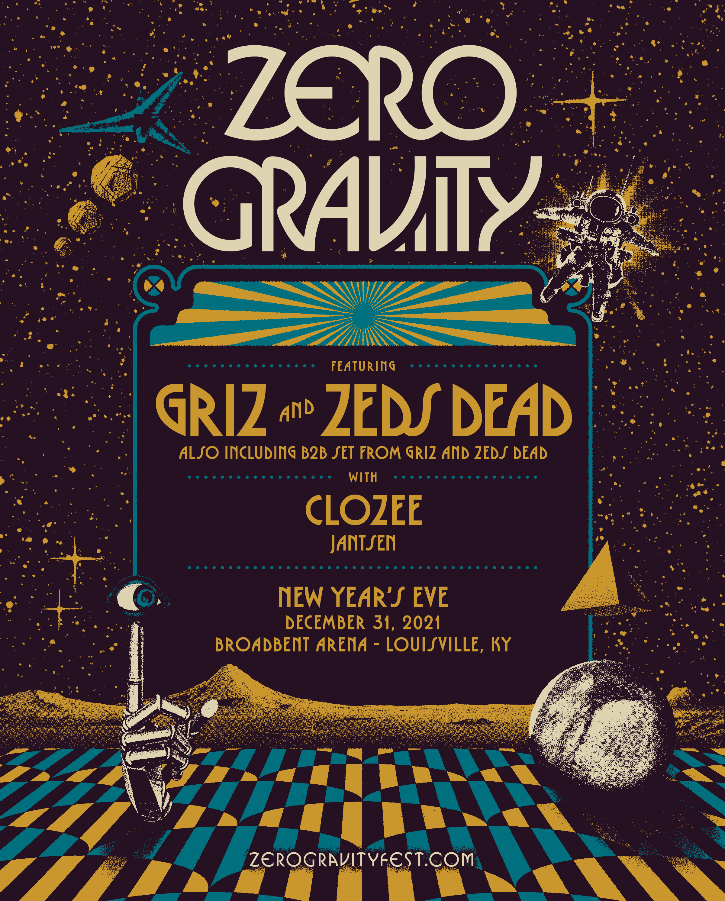 Zero Gravity - NYE Shows Announced!