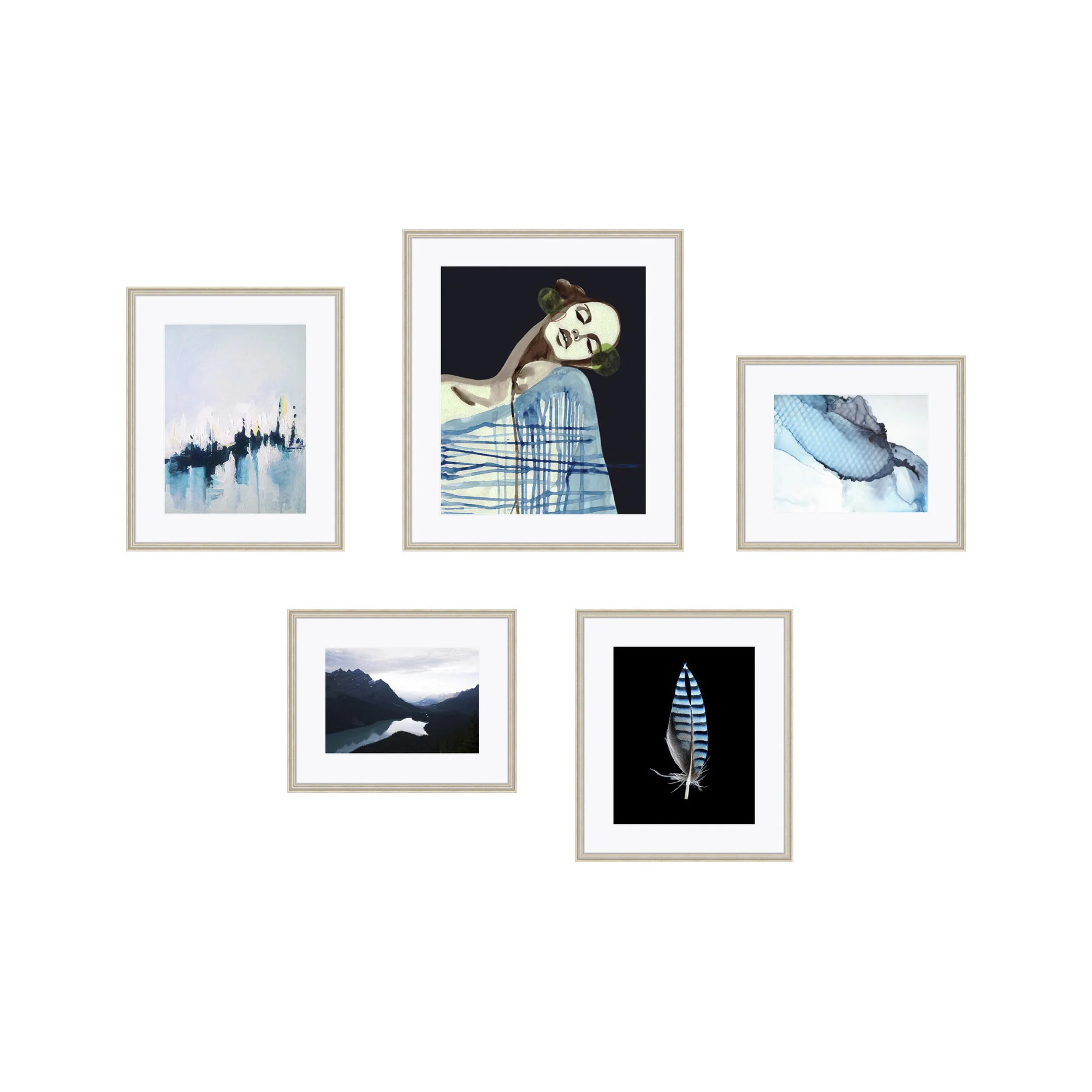 Artist Credit: Tracy Zhang , Sean Gallagher , Peggy Wolf , Svetlansa , Taylor and Taylor Art Framing Credit: Framebridge