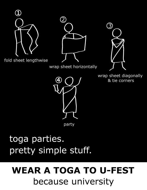 Back to school toga lessons