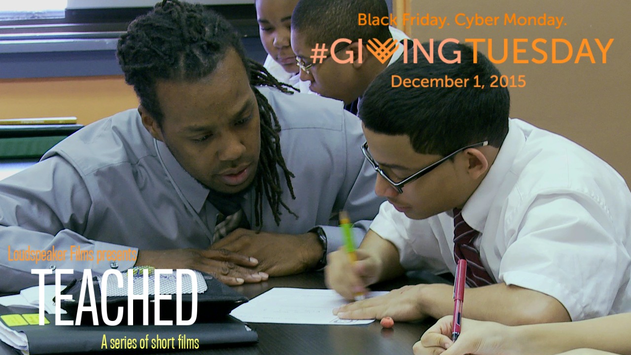 Educator Jason Epting and student appearing in the TEACHED short film " Unchartered Territory " 