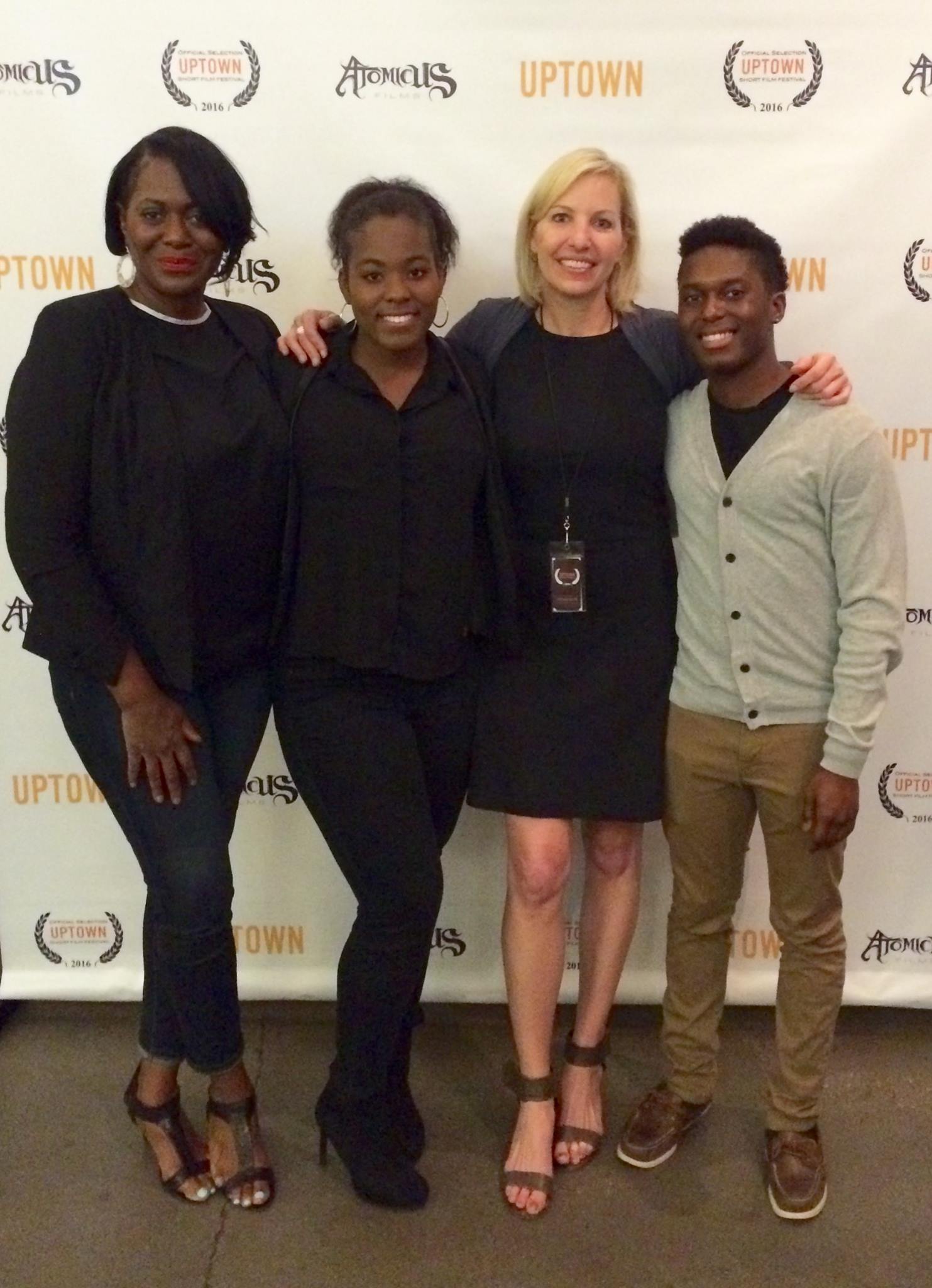 From left, Michelle Thomas, Angelica Flowers, Kelly Amis and Zachary Dorcinville.