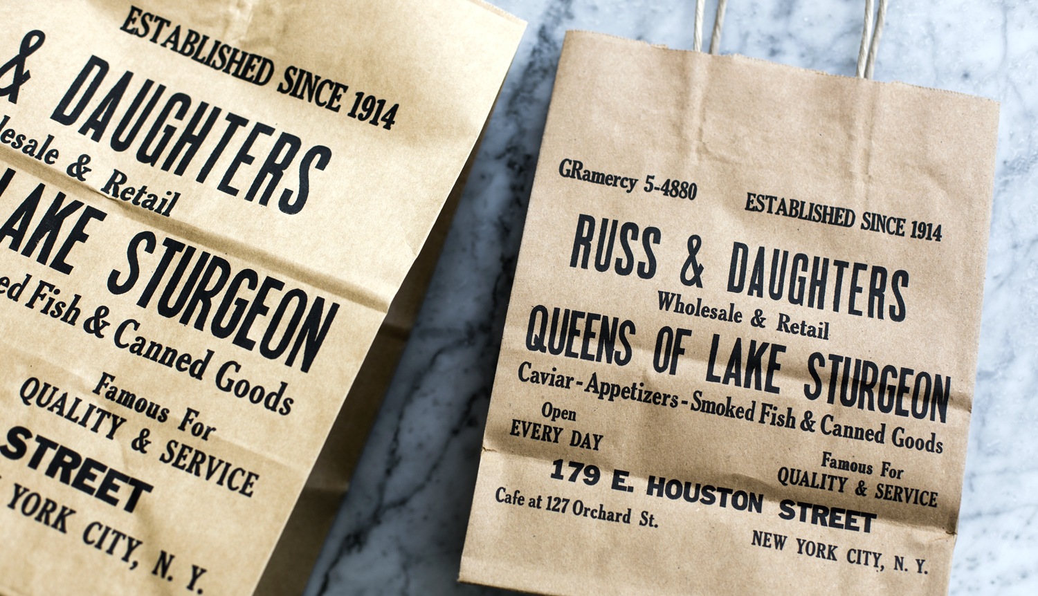 Russ &amp; Daughters shopping bags