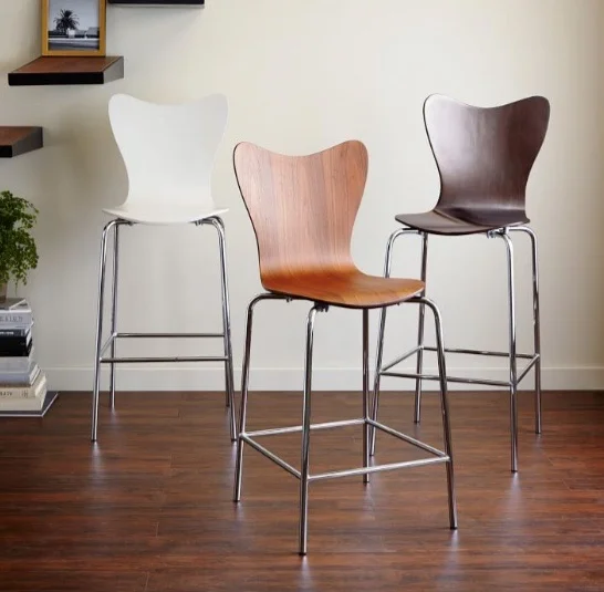 Scoop Back Bar + Counter stool available at westelm.com 